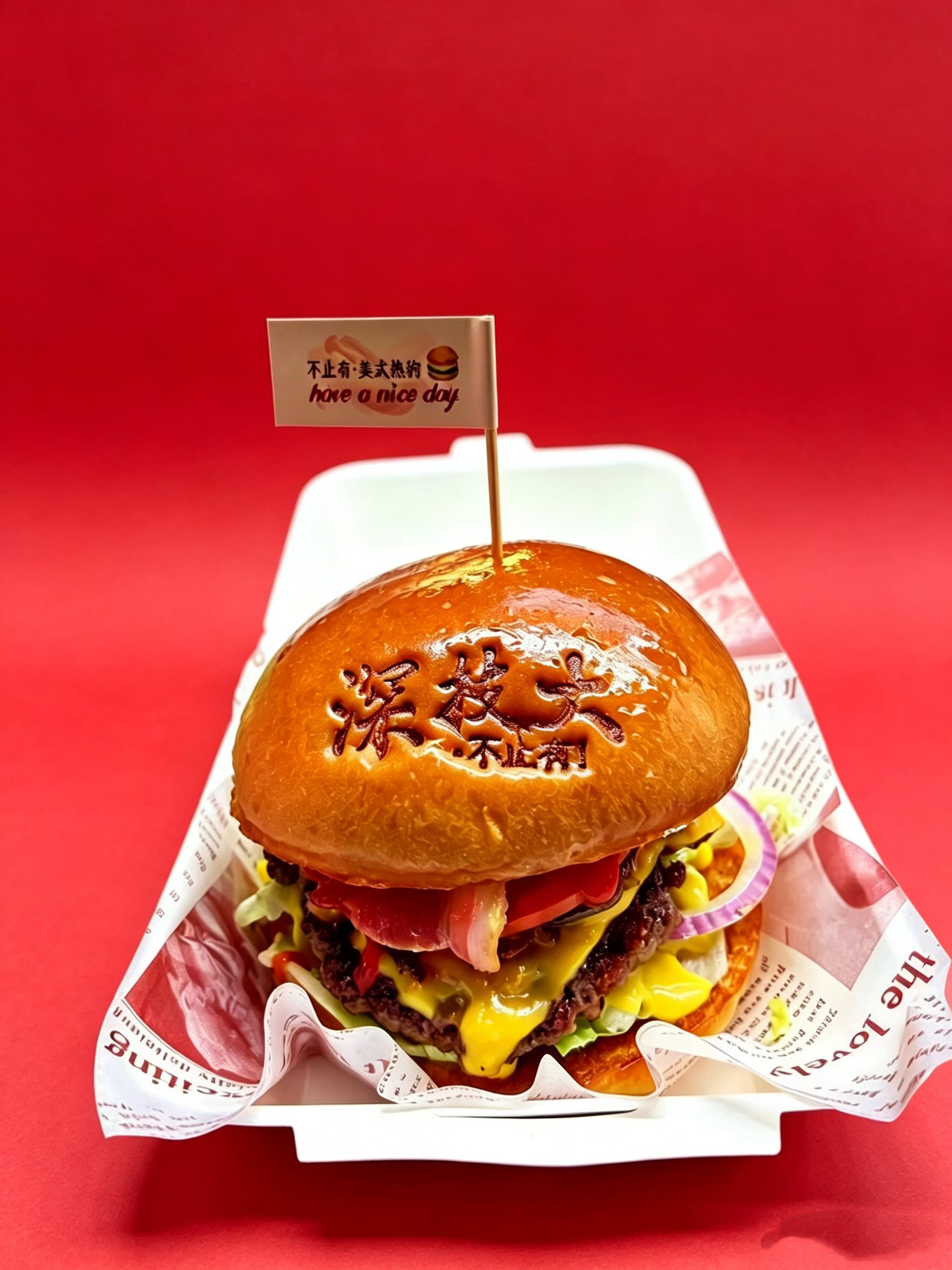 招牌芝士牛堡🍔