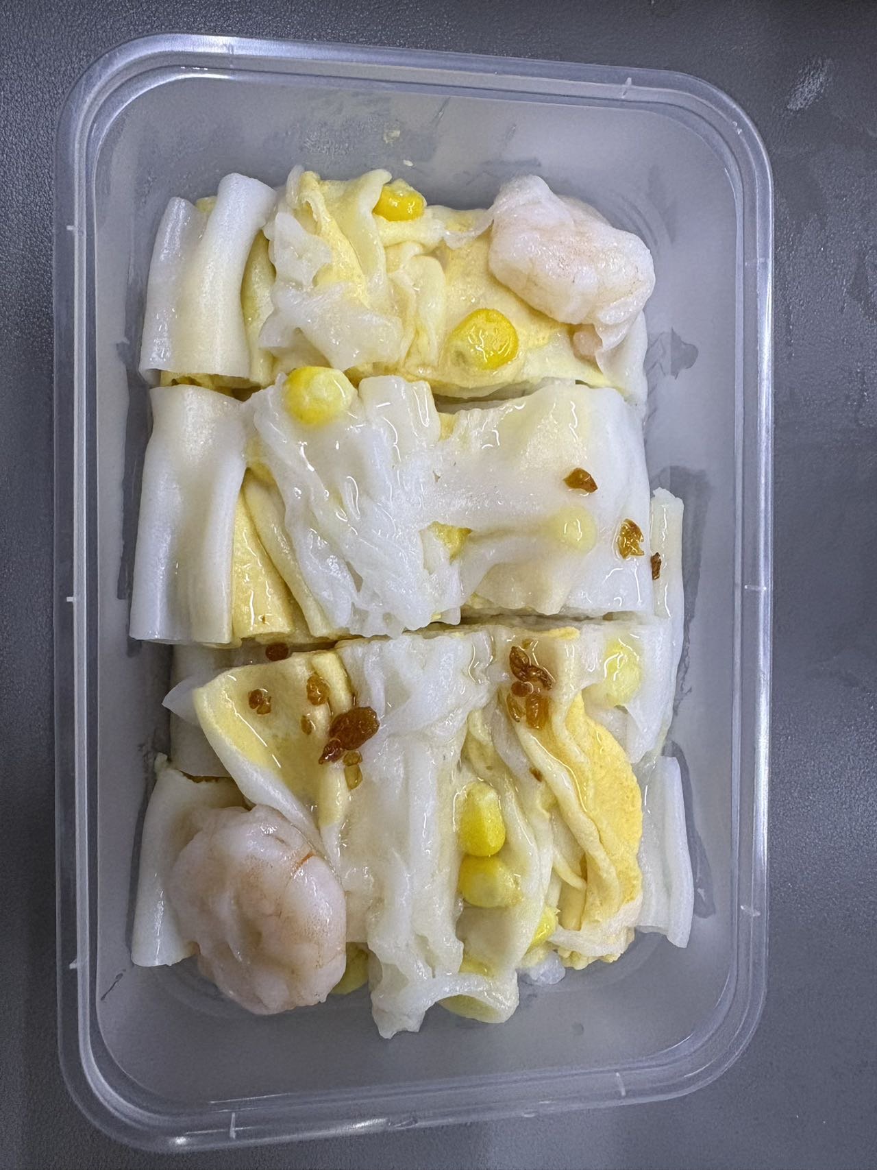 虾仁鸡蛋肠粉